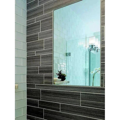 ClearMirror 18" x 18" Fog-Free Wall-Mounted Shower Mirror With Heating Pad
