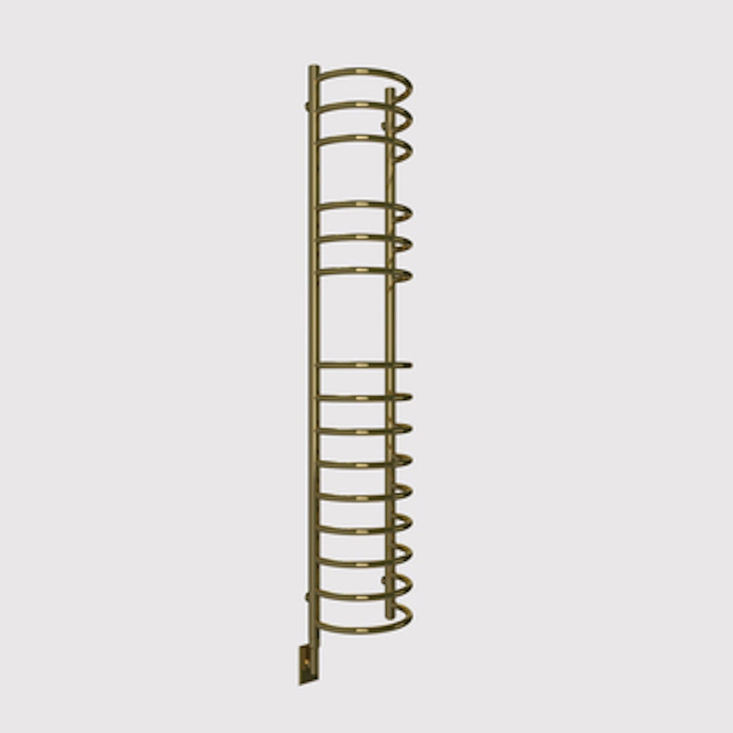 Cozy in Paris Eris 13" x 63" 400 W 387 BTU Gold Electric Heating Wall-Mounted Towel Warmer