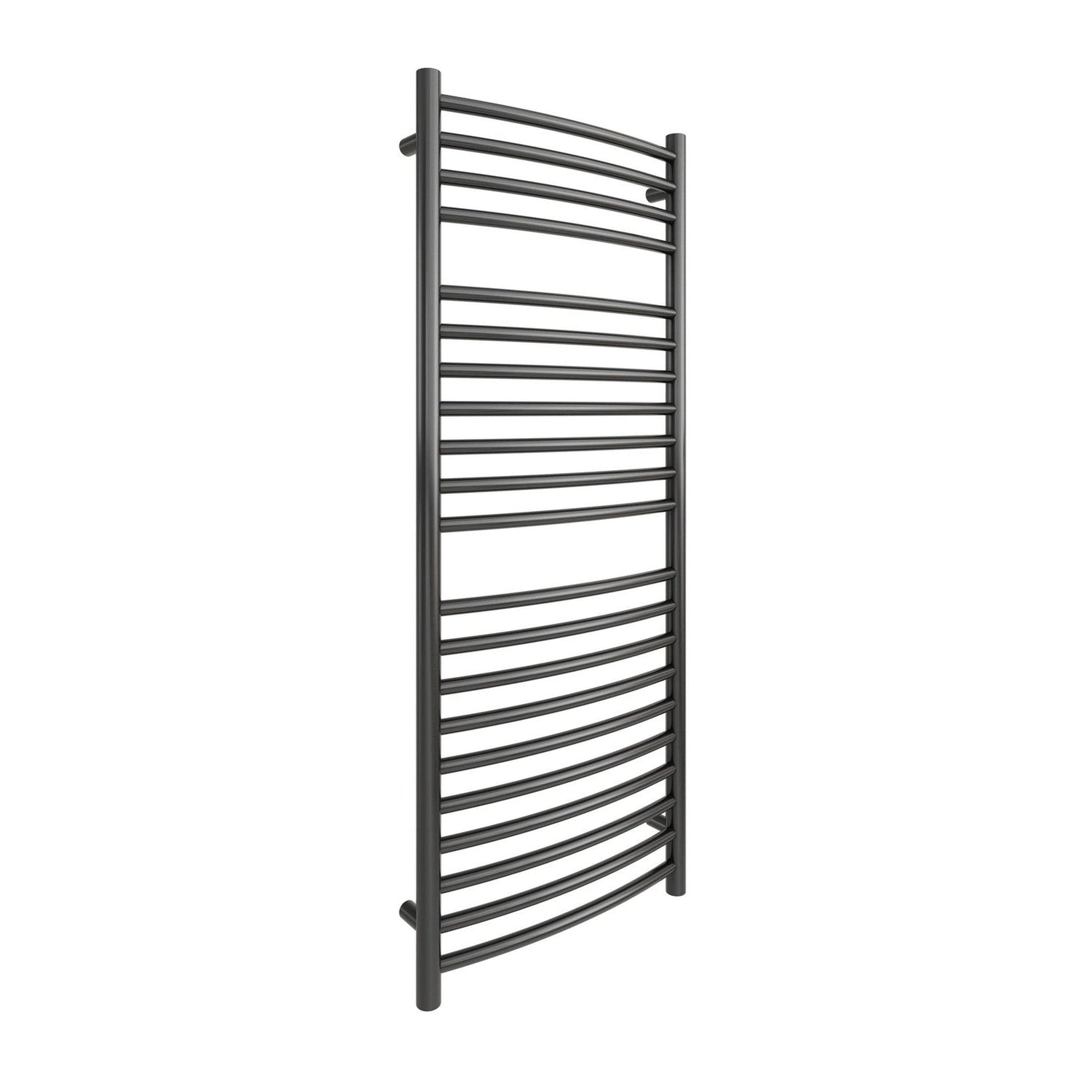 Cozy in Paris Hestia 24" x 59" 210 W 716 BTU Black Electric Heating Wall-Mounted Towel Warmer