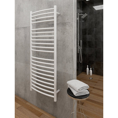 Cozy in Paris Hestia 24" x 59" 210 W 716 BTU White Electric Heating Wall-Mounted Towel Warmer