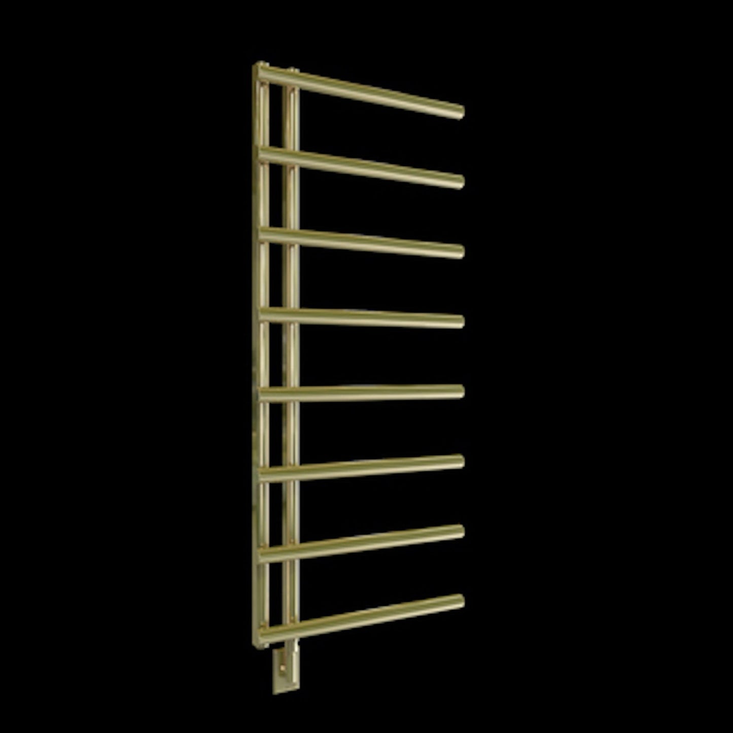 Cozy in Paris Rhea 24" x 55" 400 W 475 BTU Gold Electric Heating Wall-Mounted Towel Warmer