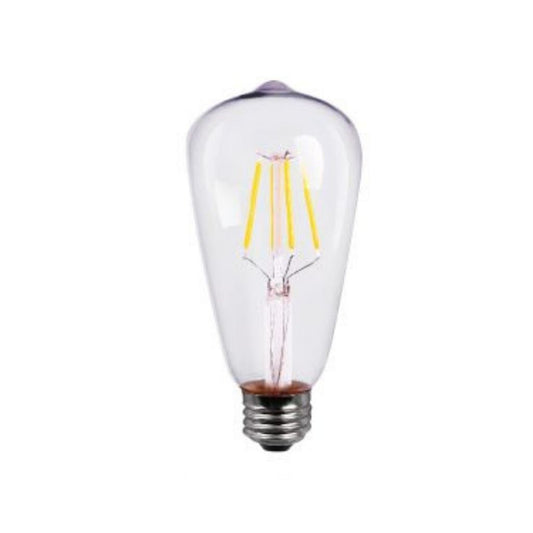 Craftmade 4-Watt ST21 Clear Finish, E26 Medium Base, 5.5" M.O.L., 2700K Warm White LED Light Bulb