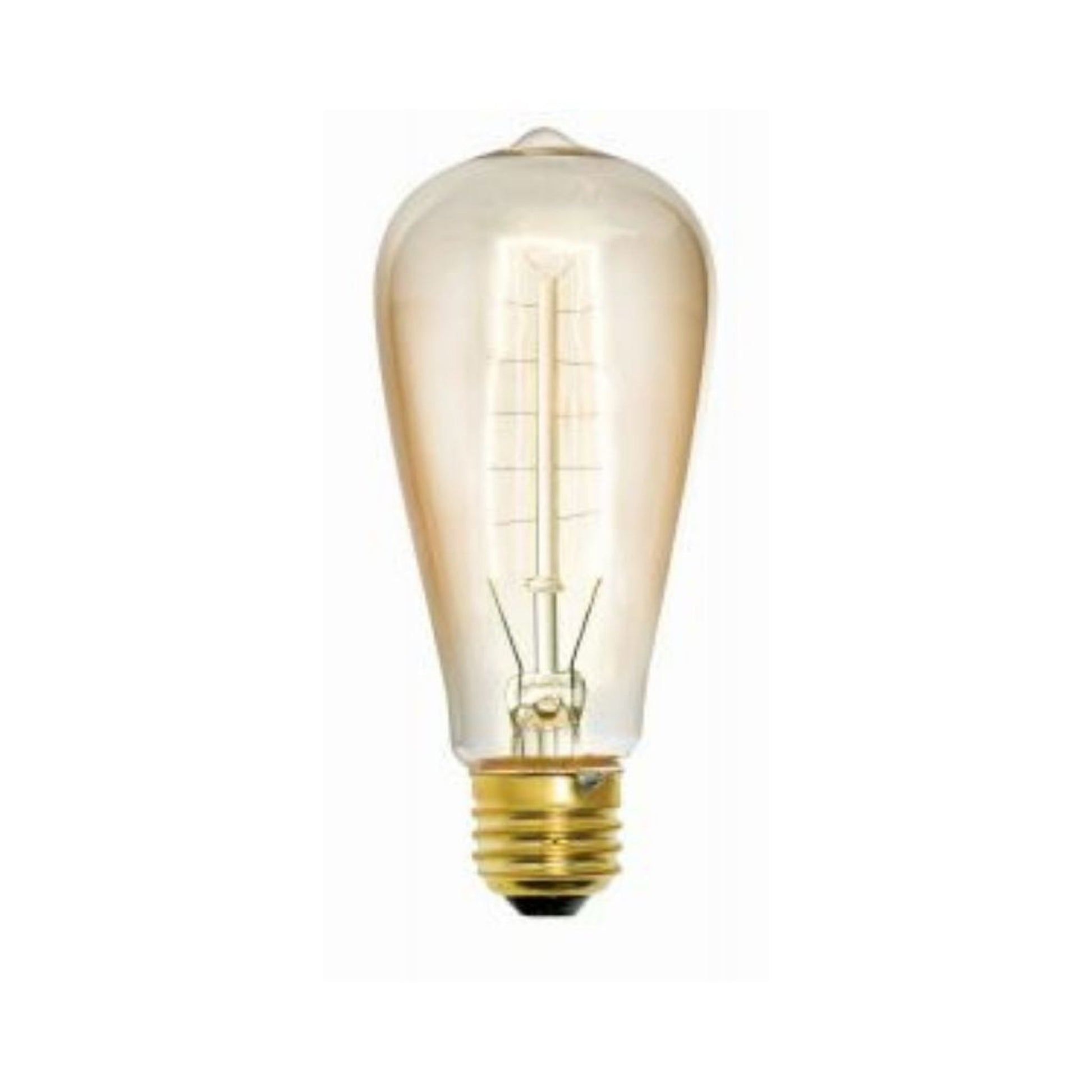 Craftmade 40-Watt ST18 Clear Amber Finish, Hairpin Filament, E26 Medium Base, 5.1" M.O.L., 2200K Warm White Incandescent Light Bulb