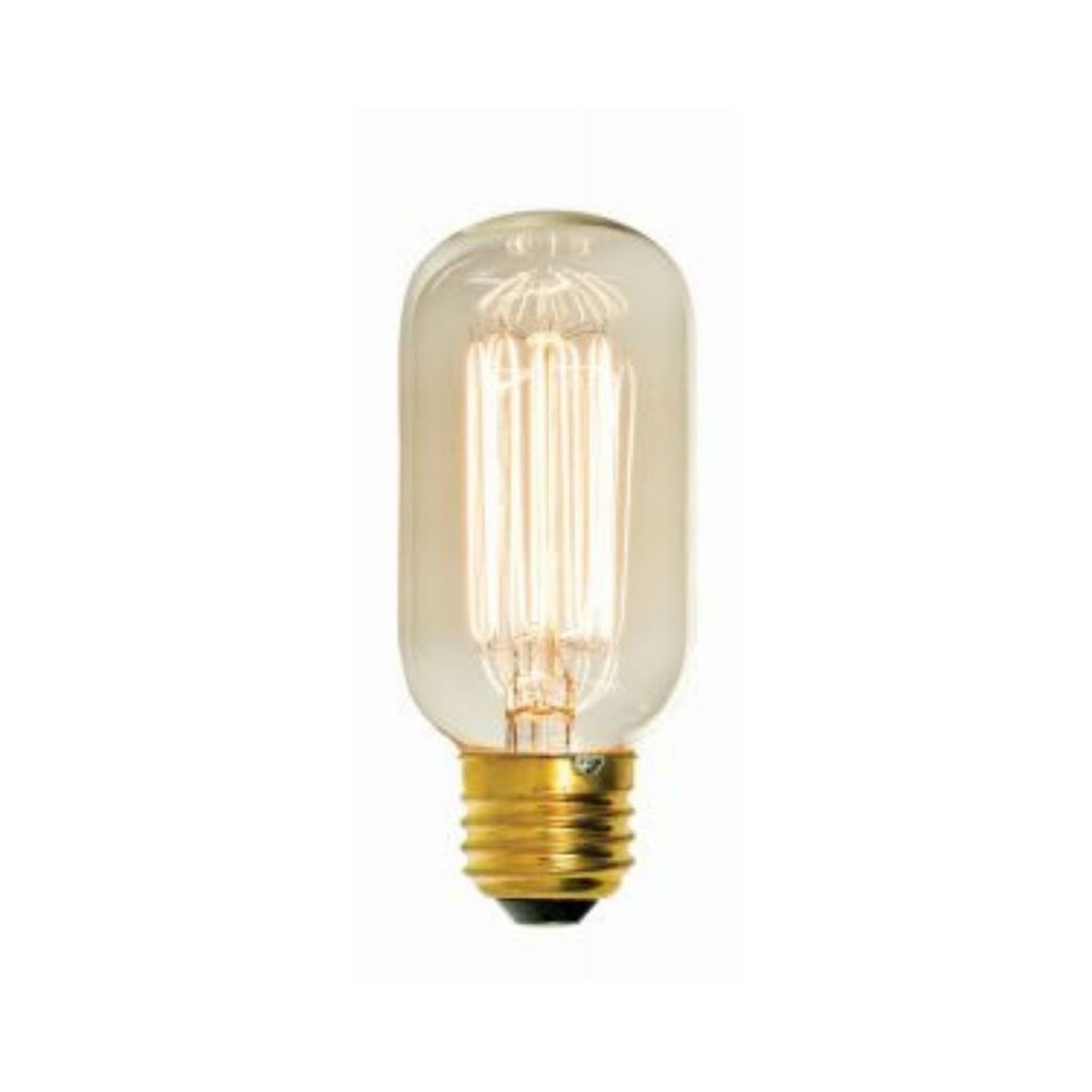 Craftmade 40-Watt T14 Clear Amber Finish, E26 Medium Base, 4.3" M.O.L., 2200K Warm White Incandenscent Light Bulb
