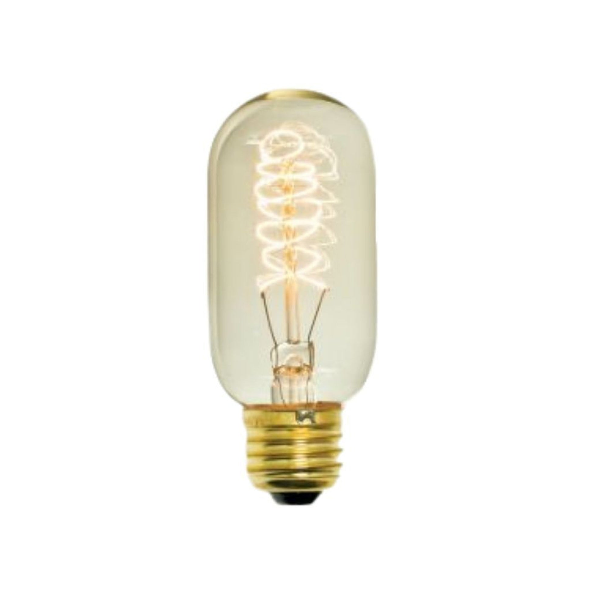 Craftmade 40-Watt T14 Clear Amber Finish, E26 Medium Base, 4.3" M.O.L., 2200K Warm White Incandescent Light Bulb