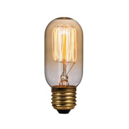 Craftmade 60-Watt T14 Clear Amber Finish, E26 Medium Base, 4.3" M.O.L., 2200K Warm White Incandescent Light Bulb