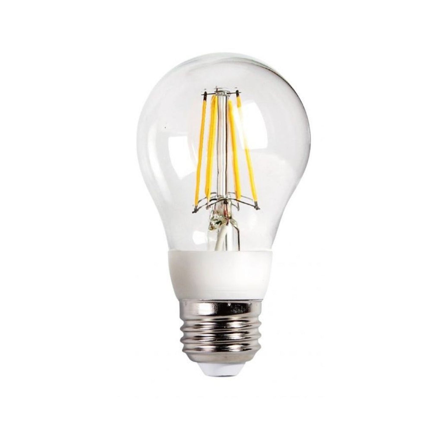 Craftmade 7-Watt A19 Clear Finish, E26 Medium Base, 4.3" M.O.L., 2700K Warm White LED Light Bulb