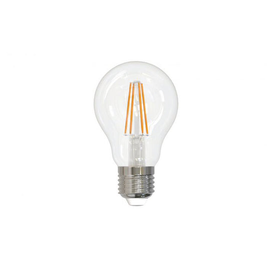 Craftmade 7-Watt A19 Clear Finish, E26 Medium Base, 4.3" M.O.L., 3000K Warm White LED Light Bulb