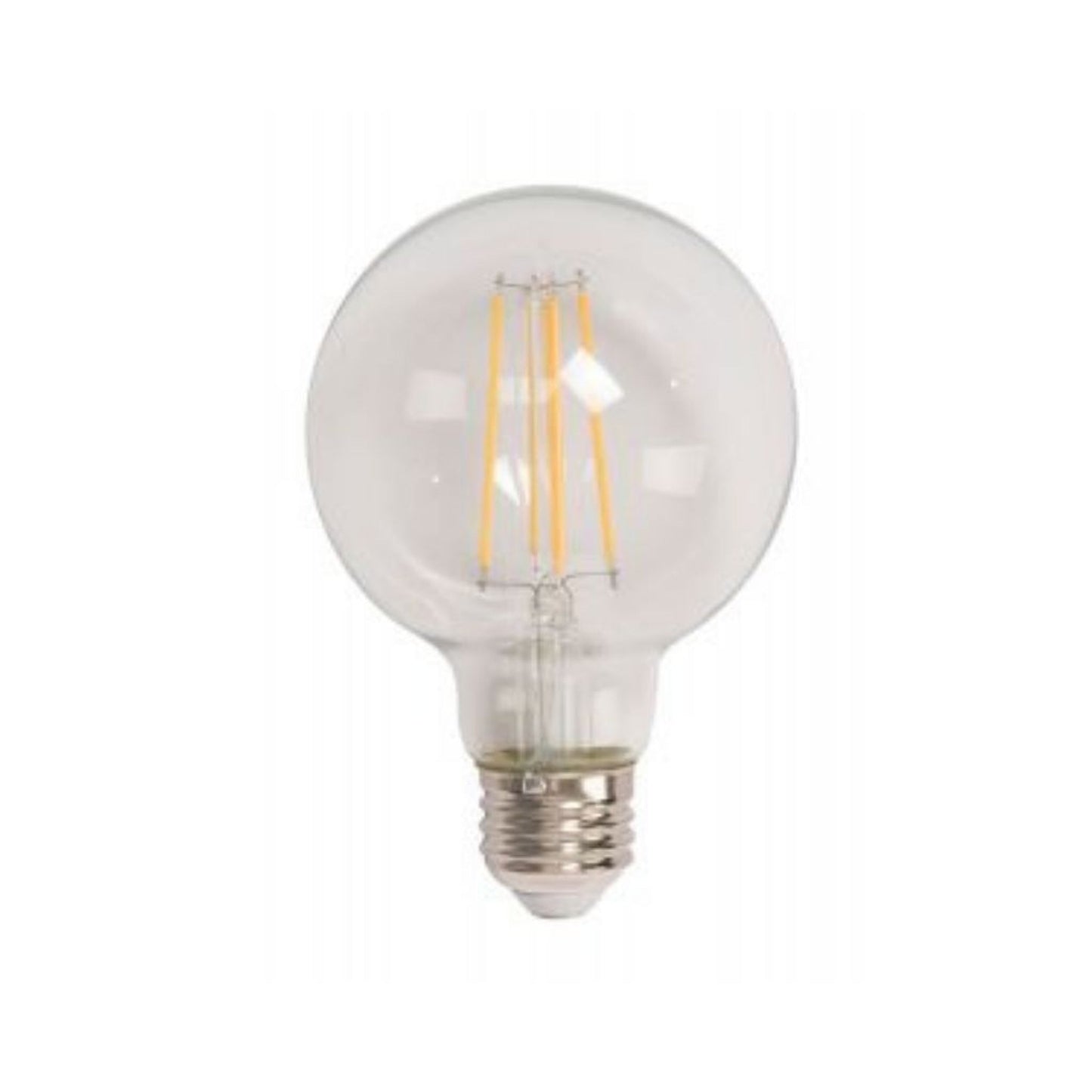 Craftmade 8-Watt G25 Clear Finish, E26 Medium Base, 4.7" M.O.L., 2700K Warm White LED Light Bulb