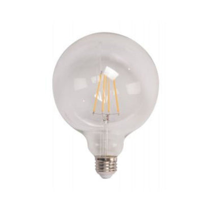 Craftmade 8-Watt G40 CLear Finish, E26 Medium Base, 6.9" M.O.L., 3000K Warm White LED Light Bulb