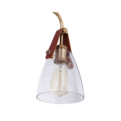 Craftmade Hagen 26" 3-Light Vintage Brass Vanity Light With Clear Glass Shades