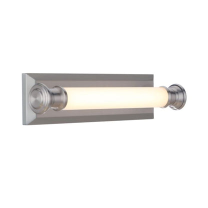 Craftmade Langston 18" 1-Light Brushed Polished Nickel LED Vanity Light With White Frosted Glass Shade