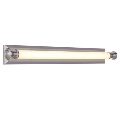 Craftmade Langston 36" 1-Light Brushed Polished Nickel LED Vanity Light With White Frosted Glass Shade