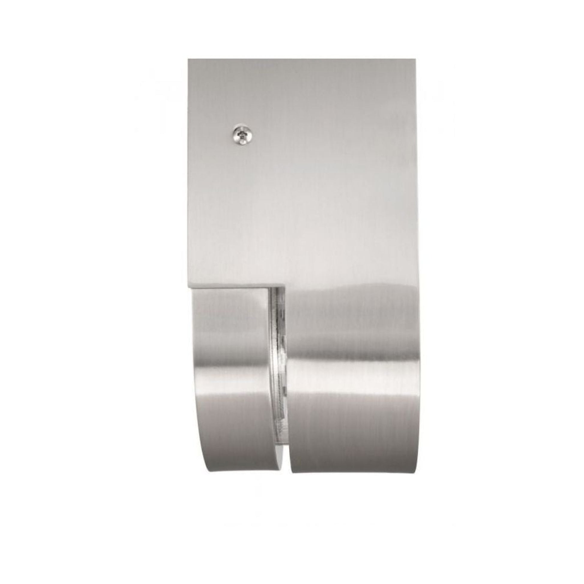 Craftmade Melody 5" x 10" 1-Light Brushed Polished Nickel LED Wall Sconce With White Frosted Glass Shade