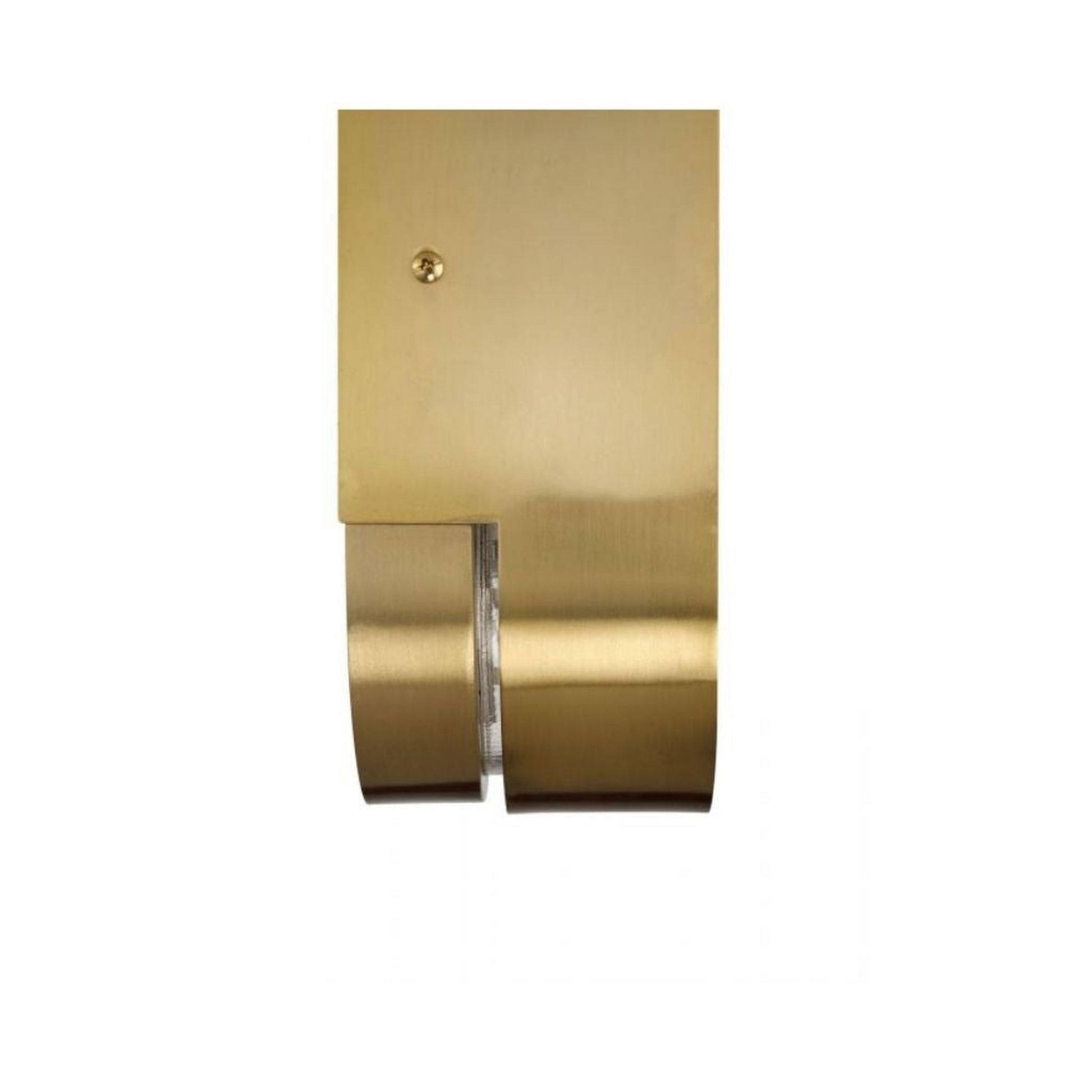 Craftmade Melody 5" x 10" 1-Light Satin Brass LED Wall Sconce With White Frosted Glass Shade