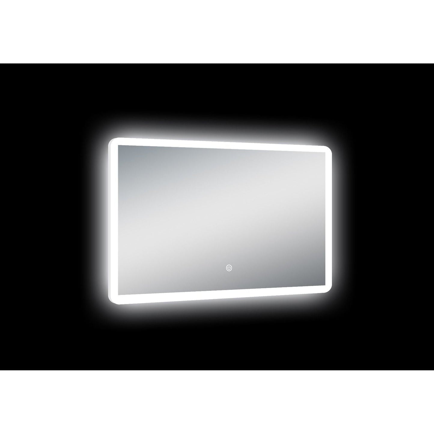 DreamWerks Pilsen 32" W x 32" H LED Mirror with Dimmer and Defogger