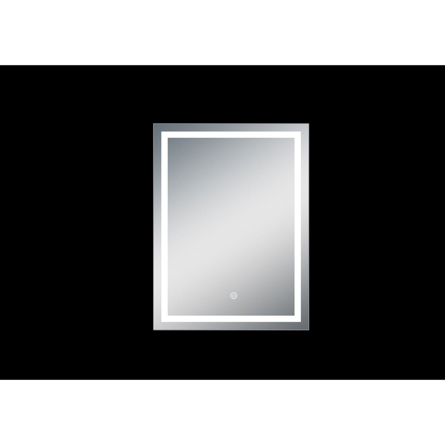 DreamWerks Riga 20" W x 26" H LED Mirror with Dimmer and Defogger