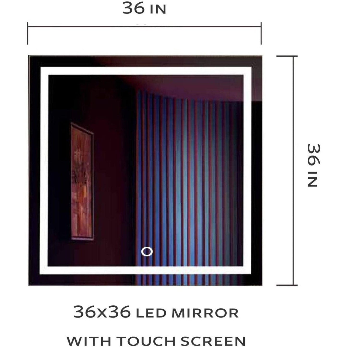 DreamWerks Stella 36" x 36" LED Mirror