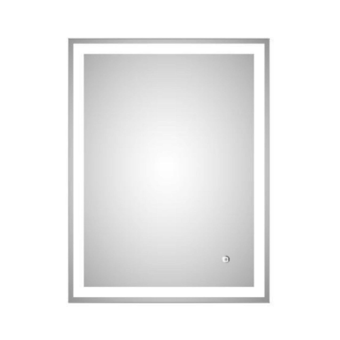 Duko Aurora 24" x 30" Bathroom Vanity LED Mirror With Touch Switch and Demister