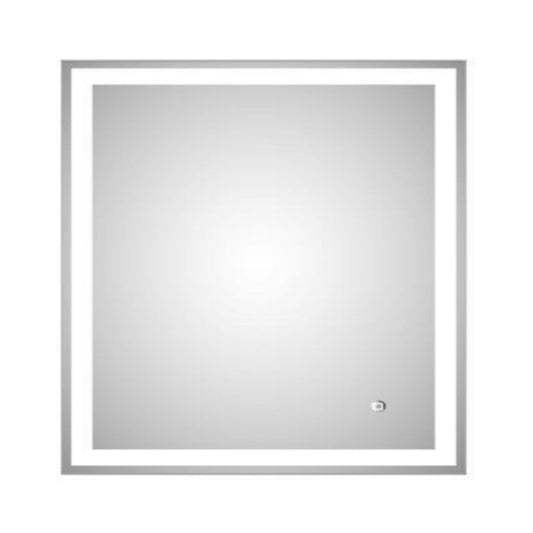 Duko Aurora 30" x 30" Bathroom Vanity LED Mirror With Touch Switch and Demister