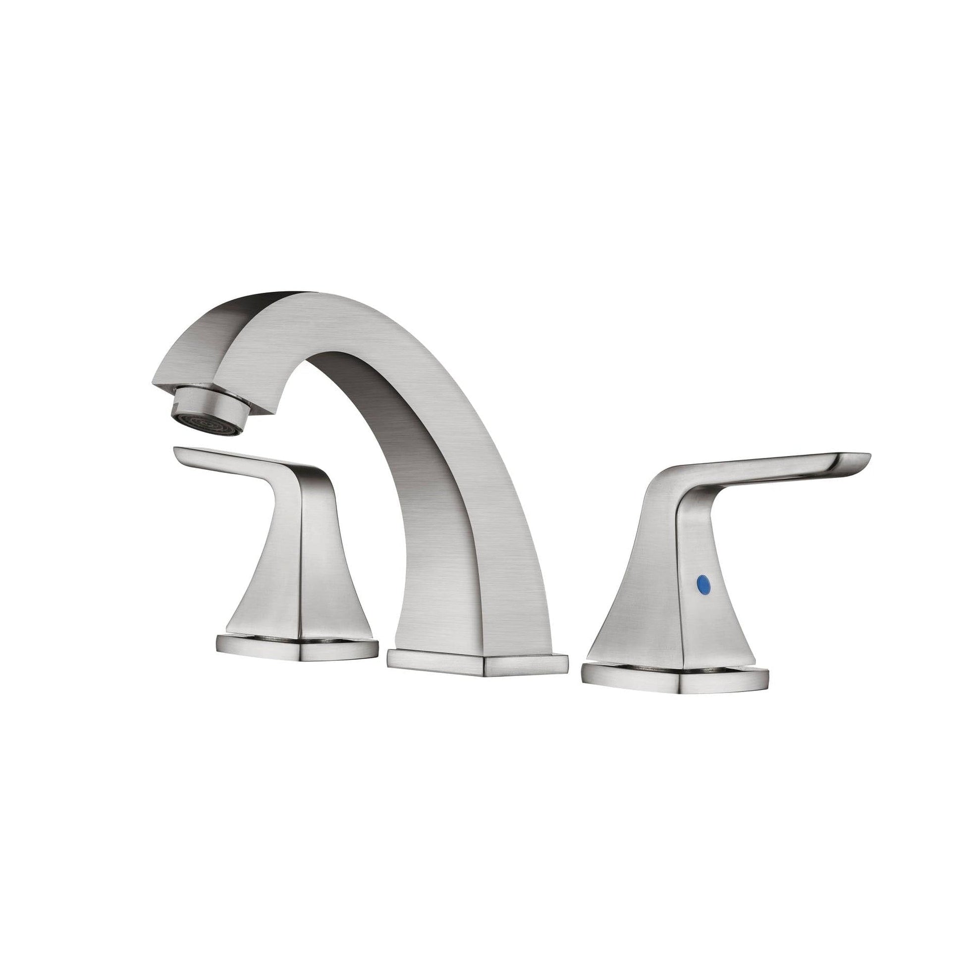 Duko FC310101-BN Two Handle Faucet for 8" Hole in Brushed Nickel
