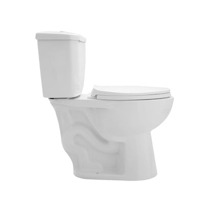 Duko FlushCore Series Seneca 1.28 Two Piece Single Flush Elongated Toilet ADA Compliant