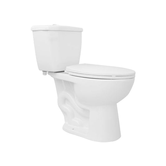 Duko FlushCore Series Seneca II Two Piece Dual Flush Elongated Toilet ADA Compliant