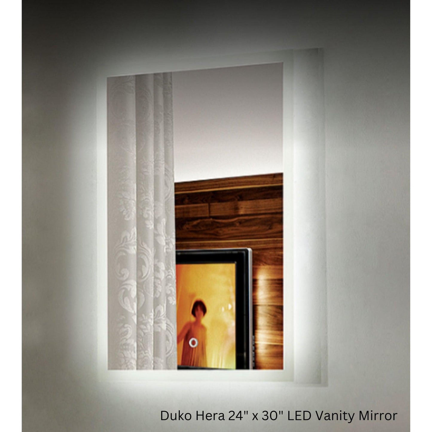 Duko Hera 36" x 30" Bathroom Vanity LED Mirror