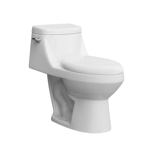 Duko Pike One-Piece Single Flush Elongated Toilet ADA Compliant
