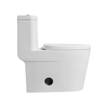 Duko Rosena II One-Piece Single Flush Elongated Toilet With Top Flush Button