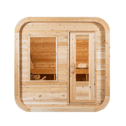 Dundalk LeisureCraft Canadian Timber Luna 2-3 Person White Cedar Outdoor Sauna