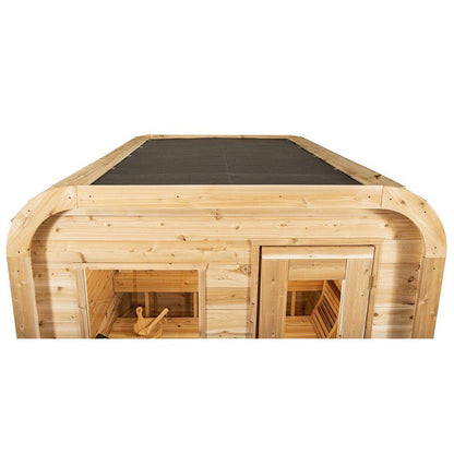 Dundalk LeisureCraft Canadian Timber Luna 2-3 Person White Cedar Outdoor Sauna