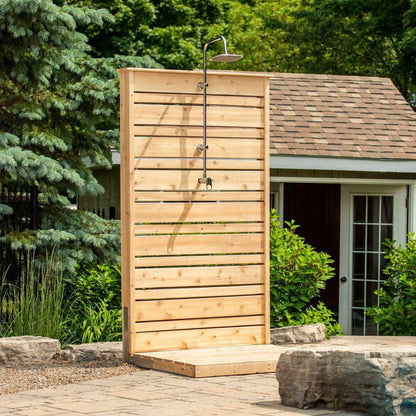 Dundalk LeisureCraft Canadian Timber Savannah Standing Outdoor Shower