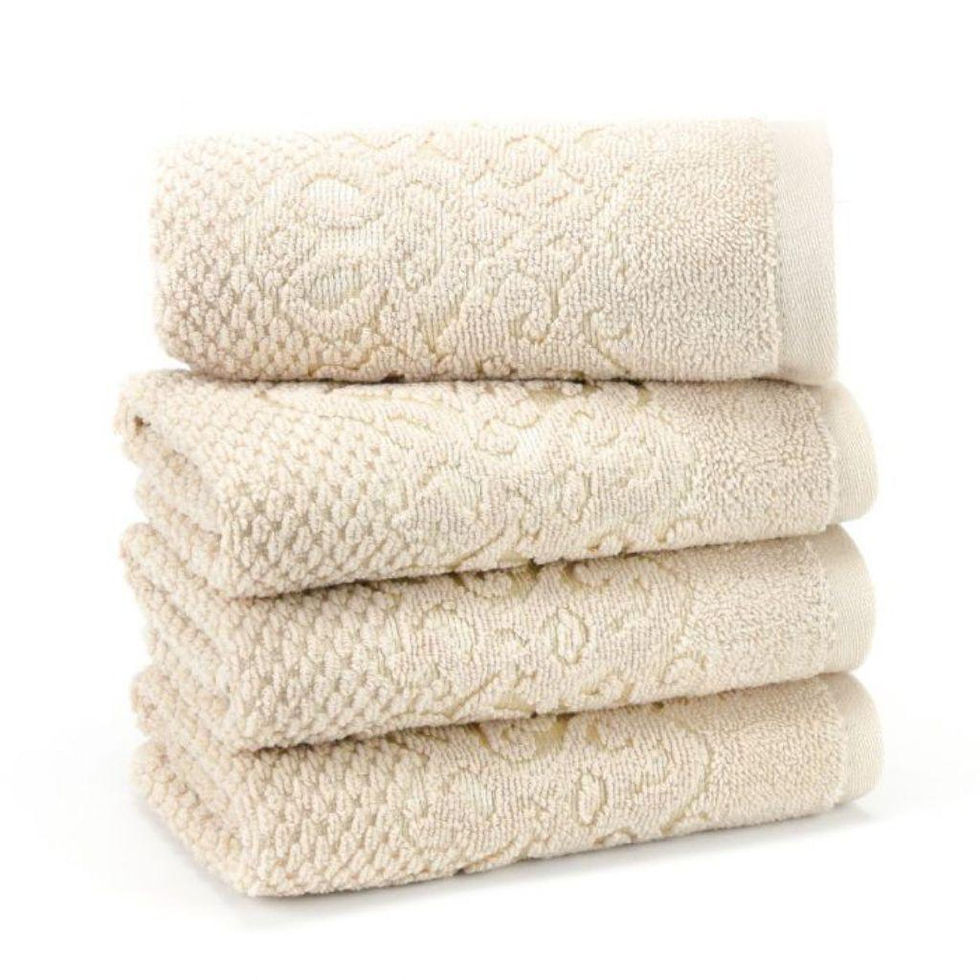 East`N Blue Galata Turkish Cotton Beige Washcloth