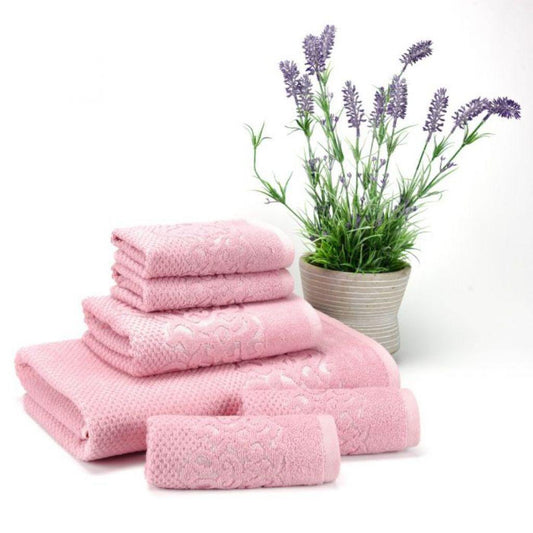 East`N Blue Galata Turkish Cotton Rose Bath Towel