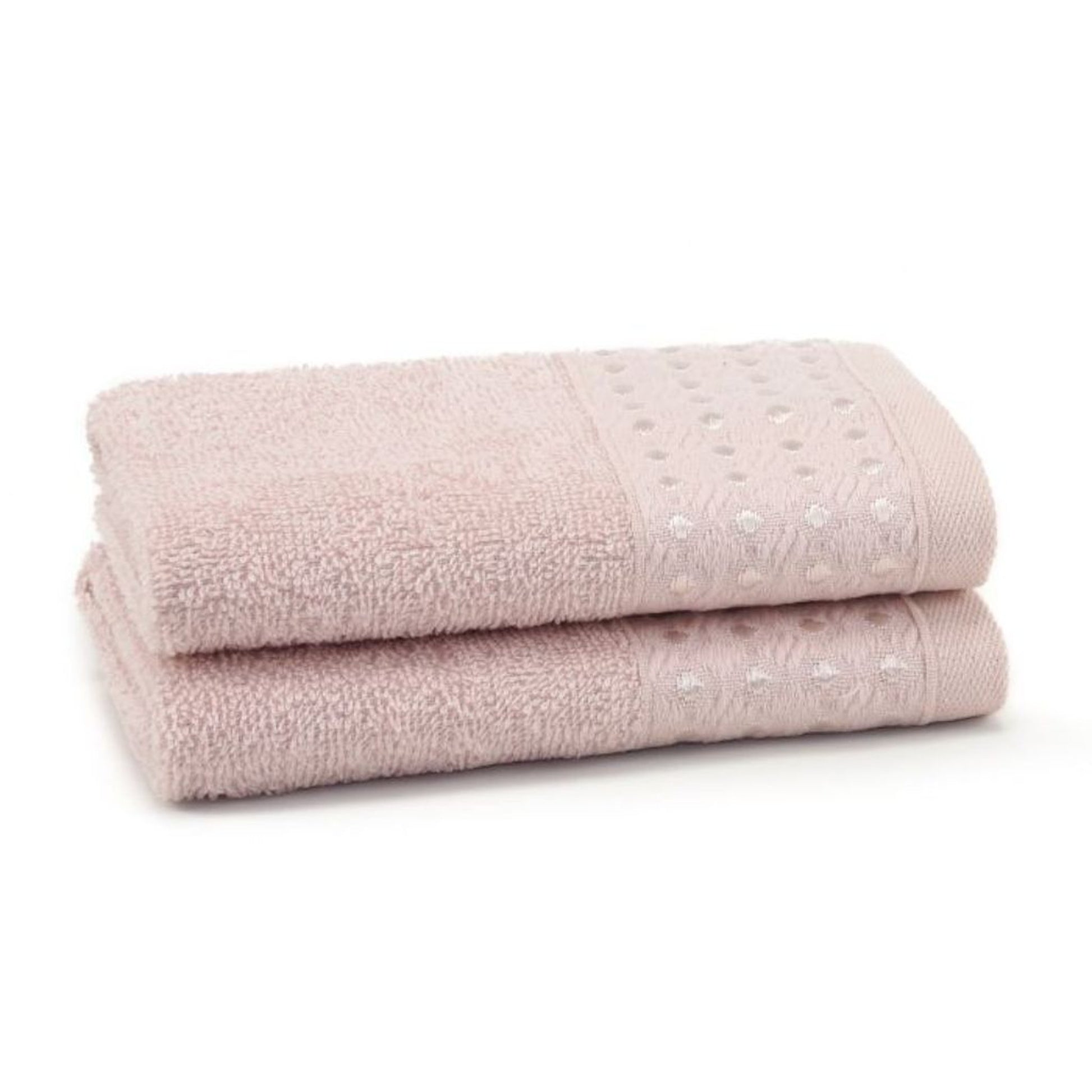 East`N Blue Petek Turkish Cotton Blush Bath Towel