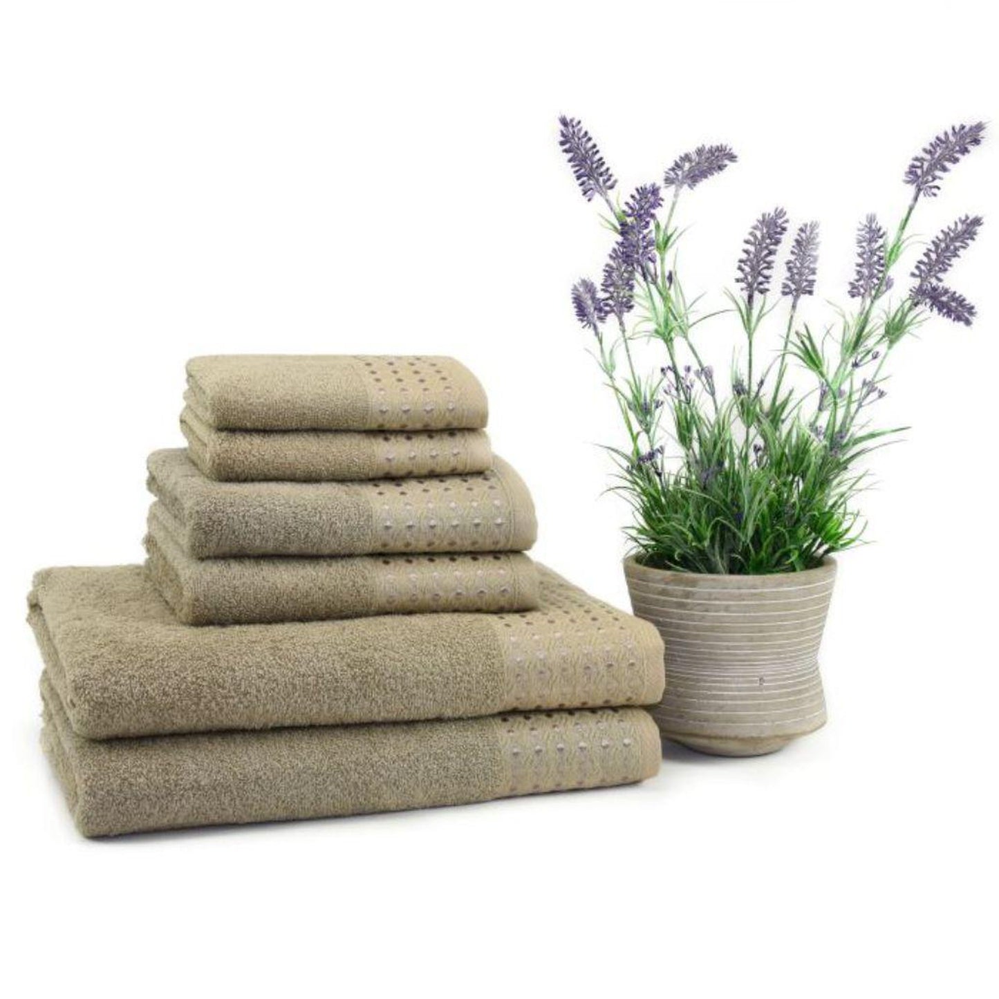 East`N Blue Petek Turkish Cotton Sage Bath Towel