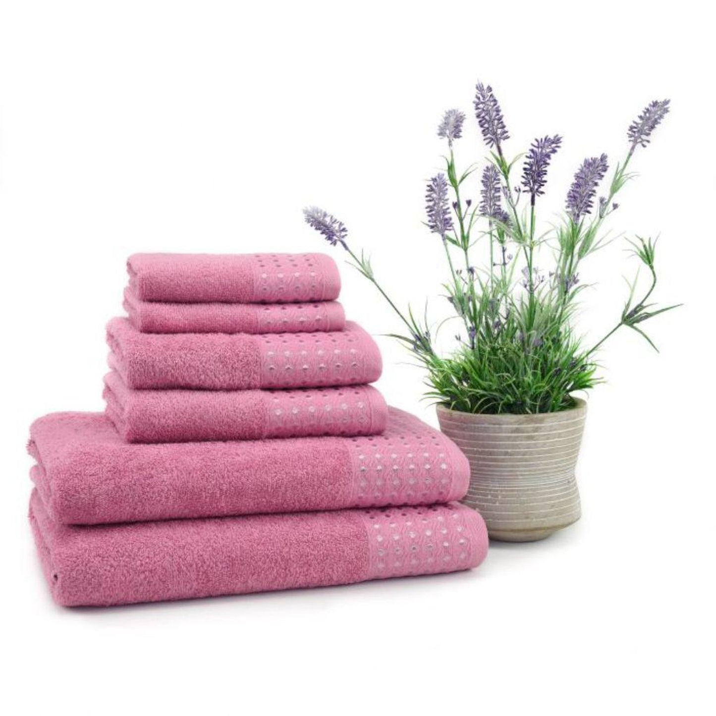East`N Blue Petek Turkish Cotton Suger Pink Bath Towel