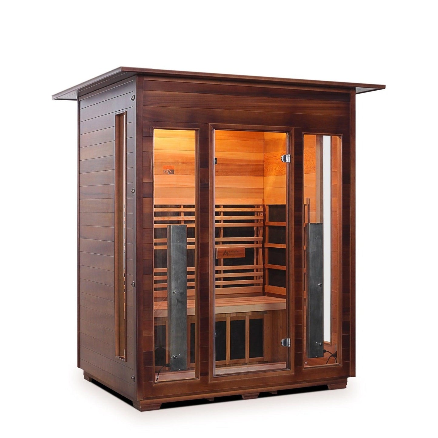 Enlighten InfraNature Duet Diamond 3-Person Hybrid Infrared/Traditional Indoor Sauna