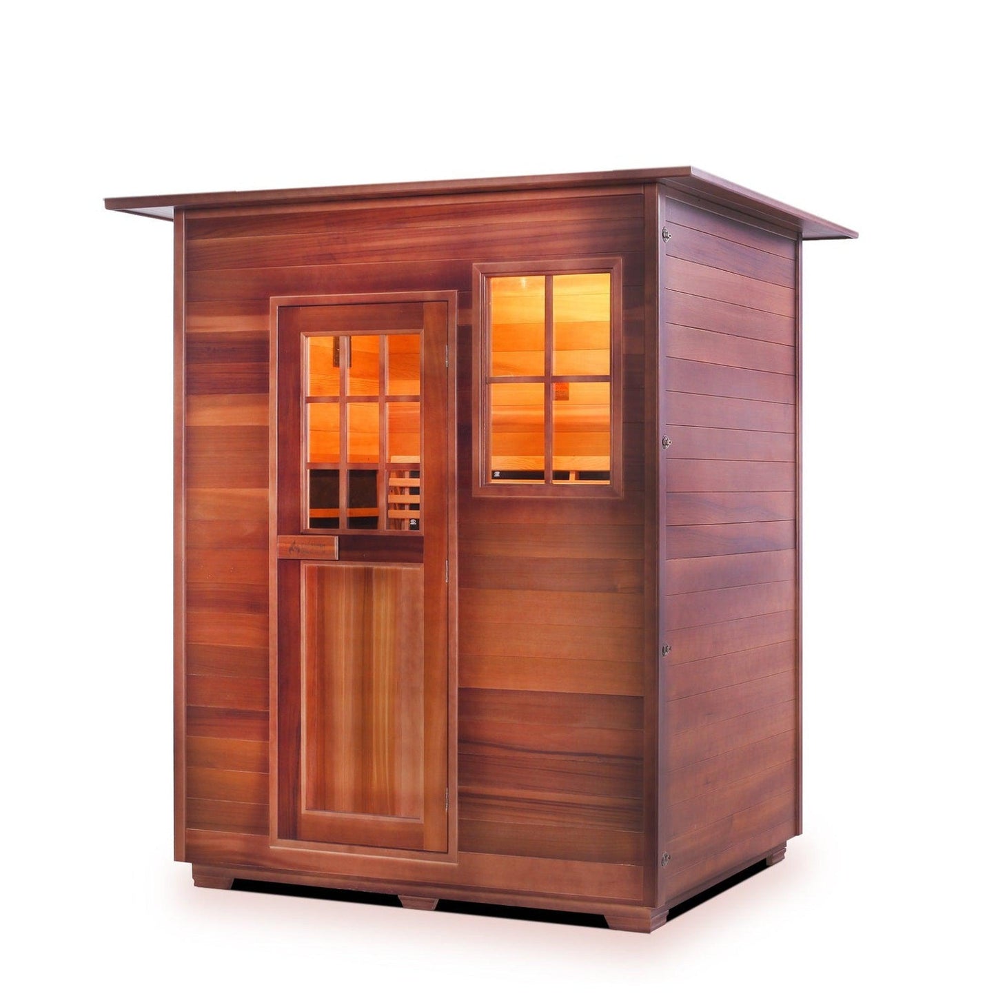 Enlighten InfraNature Duet Sapphire 3-Person Hybrid Infrared/Traditional Indoor Sauna