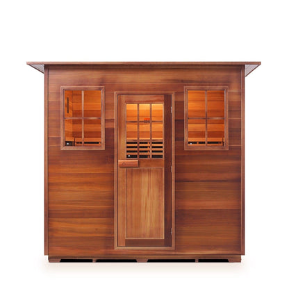 Enlighten InfraNature Duet Sapphire 5-Person Hybrid Infrared/Traditional Indoor Sauna