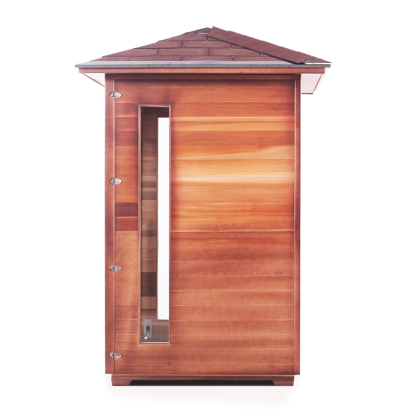 Enlighten InfraNature Original Rustic 2-Person Peak Roof Full Spectrum Infrared Outdoor Sauna