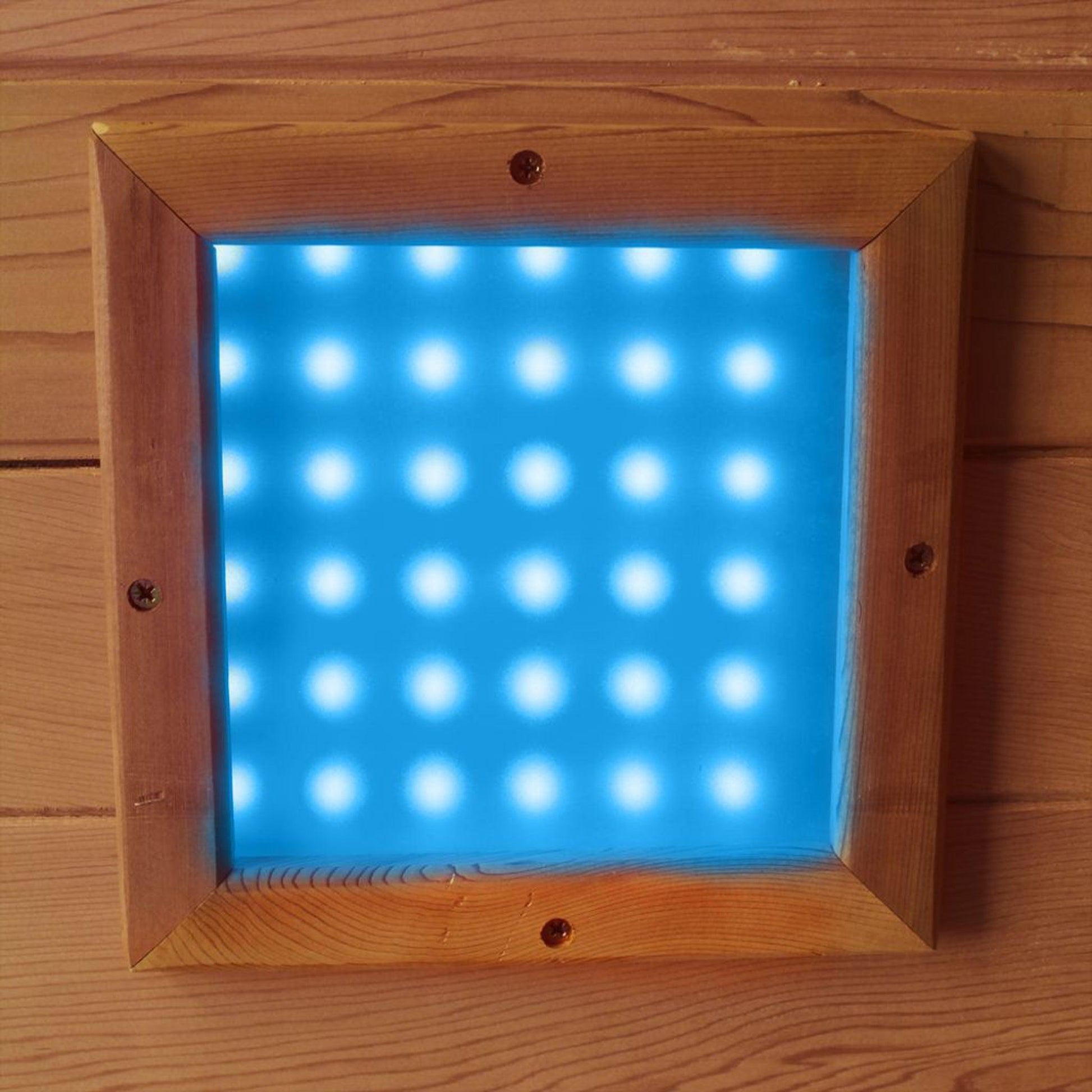 Enlighten InfraNature Original Rustic 4-Person Corner Full Spectrum Infrared Indoor Sauna