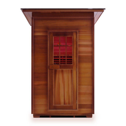 Enlighten InfraNature Original Sierra 2-Person Slope Roof Full Spectrum Infrared Outdoor Sauna