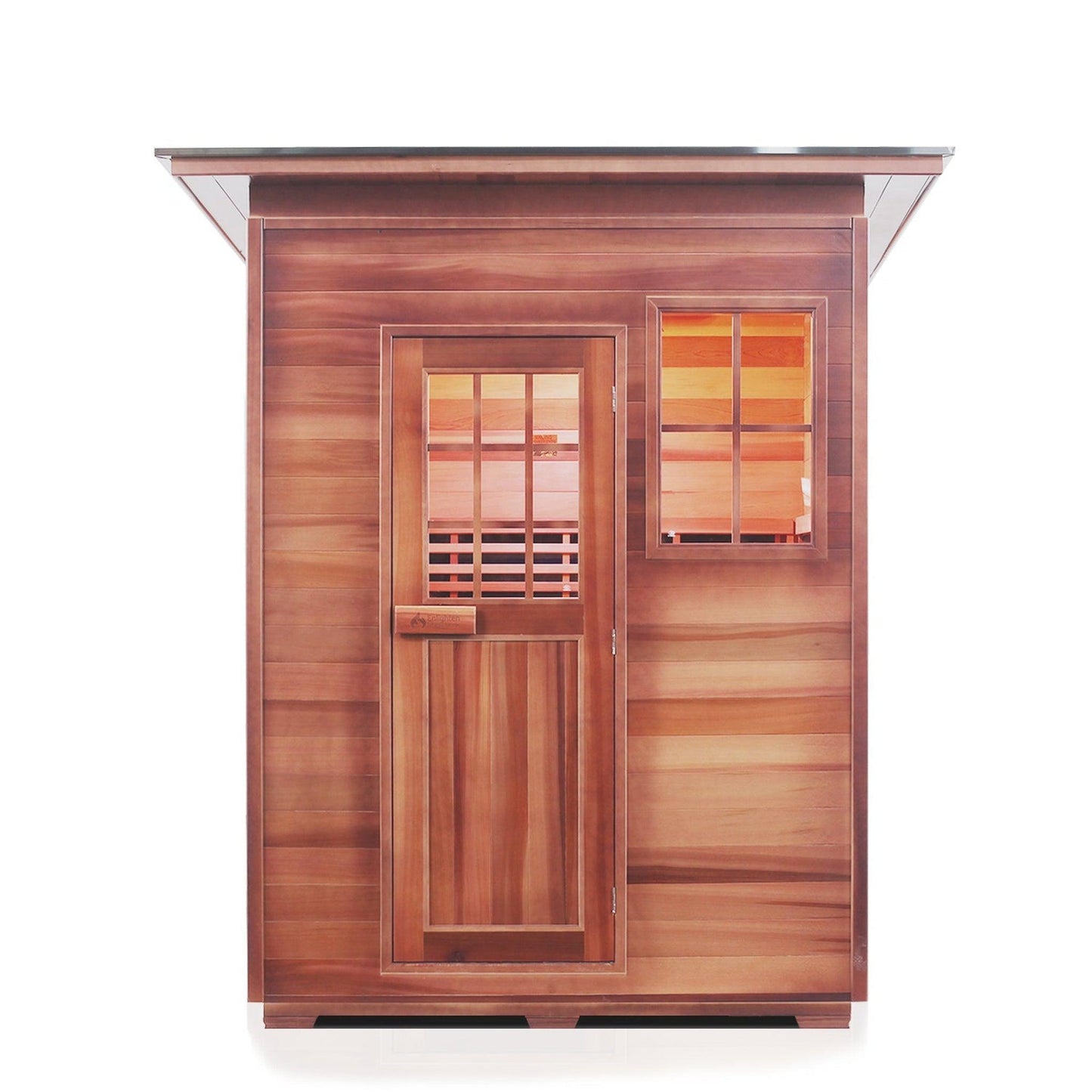 Enlighten InfraNature Original Sierra 3-Person Slope Roof Full Spectrum Infrared Outdoor Sauna