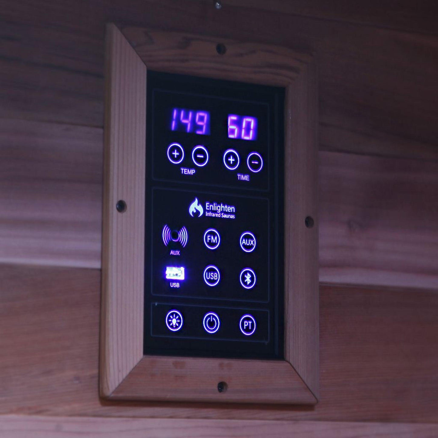 Enlighten InfraNature Original Sierra 4-Person Slope Roof Full Spectrum Infrared Outdoor Sauna