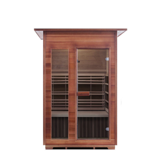 Enlighten SaunaTerra SunRise 2-Person Dry Traditional Indoor Sauna