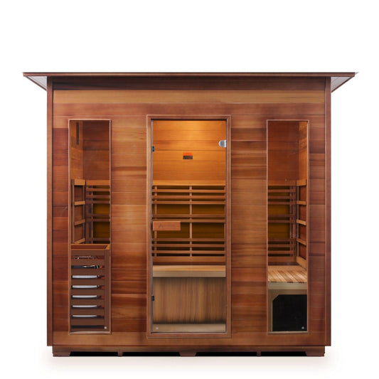 Enlighten SaunaTerra SunRise 5-Person Dry Traditional Indoor Sauna