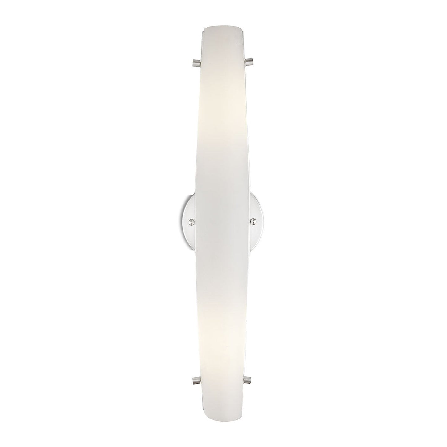 Eurofase Lighting Absolve 22" Dimmable Integrated LED Satin Nickel Wall Sconce With Opal White Glass Shade