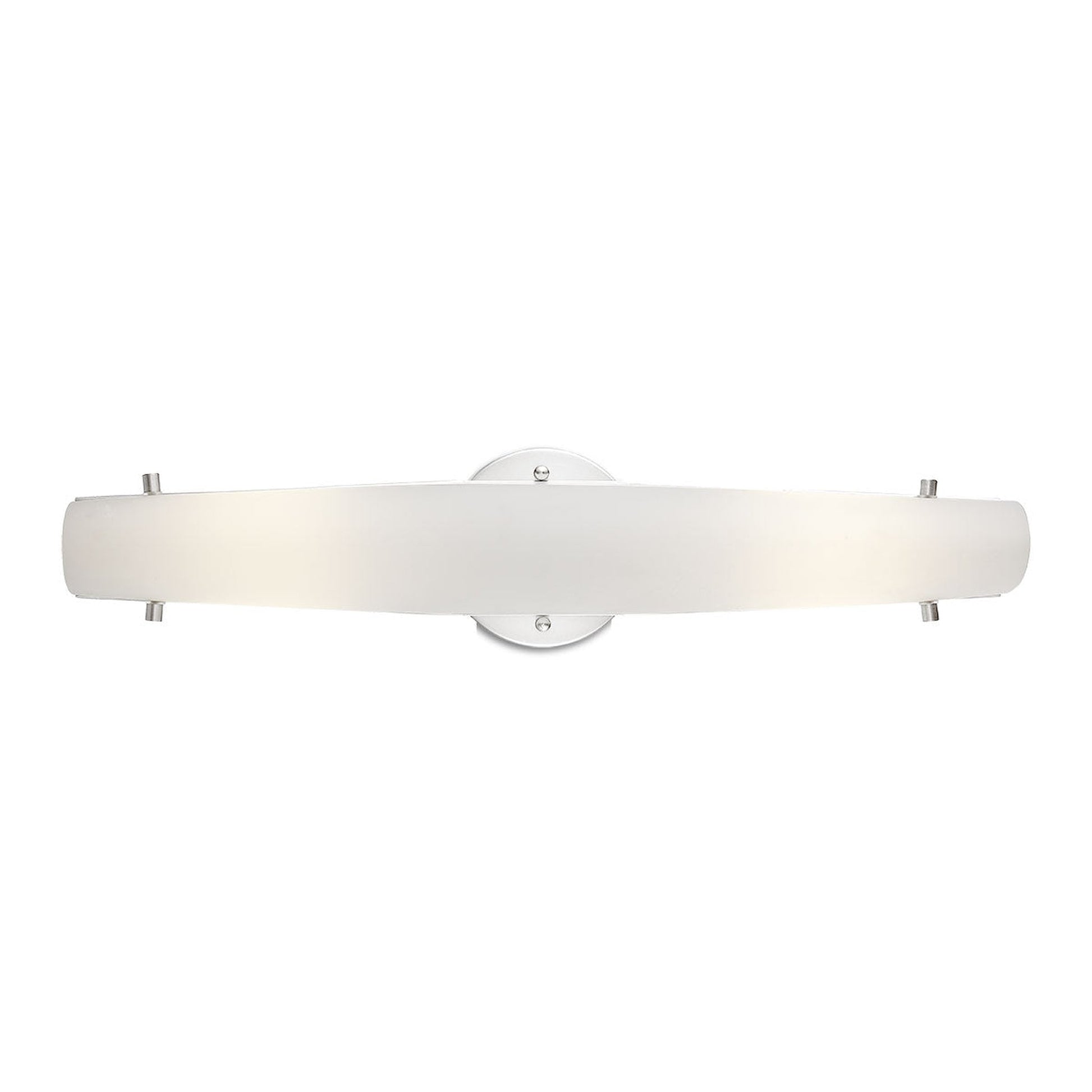 Eurofase Lighting Absolve 22" Dimmable Integrated LED Satin Nickel Wall Sconce With Opal White Glass Shade